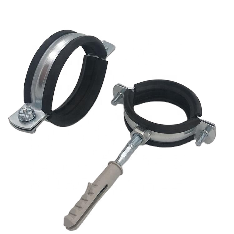 Stainless Steel Standart Pipe Clamp With Rubber Profile